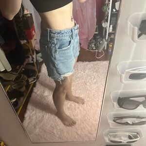 GRLFRND denim shorts